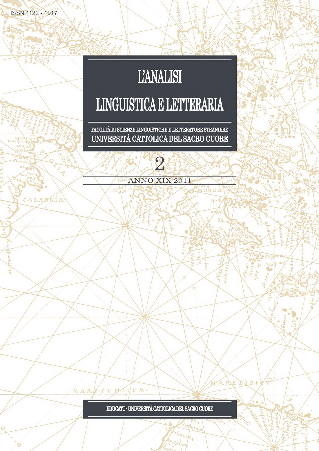 L'Analisi Linguistica e Letteraria 2011-2