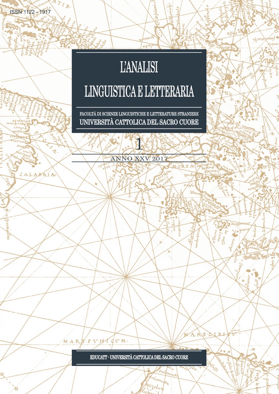 Analisi Linguistica e Letteraria 1/2017